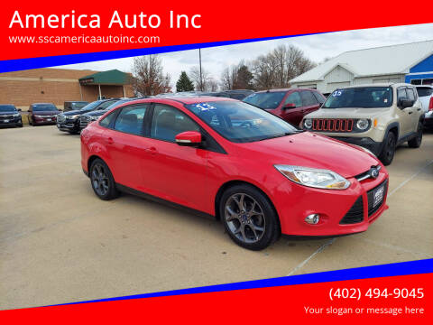 2013 Ford Focus for sale at America Auto Inc in South Sioux City NE