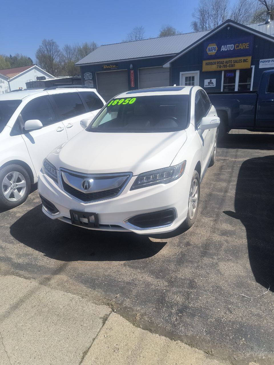 White 2017 Acura RDX w/Tech AWD 4dr SUV w/Technology Package 1