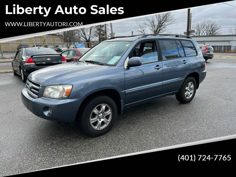 2005 Toyota Highlander for sale at Liberty Auto Sales in Pawtucket RI