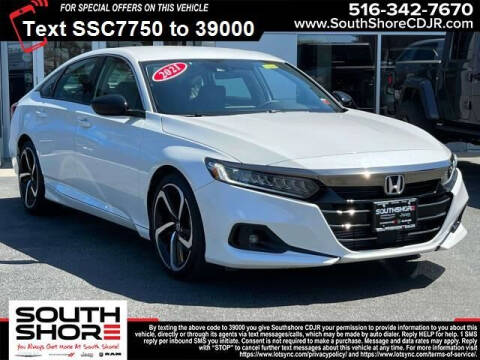 2021 Honda Accord for sale at South Shore Chrysler Dodge Jeep Ram in Inwood NY