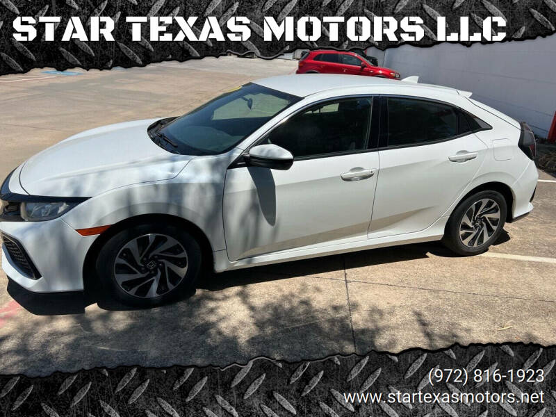 2017 Honda Civic for sale at STAR TEXAS MOTORS LLC in Dallas TX