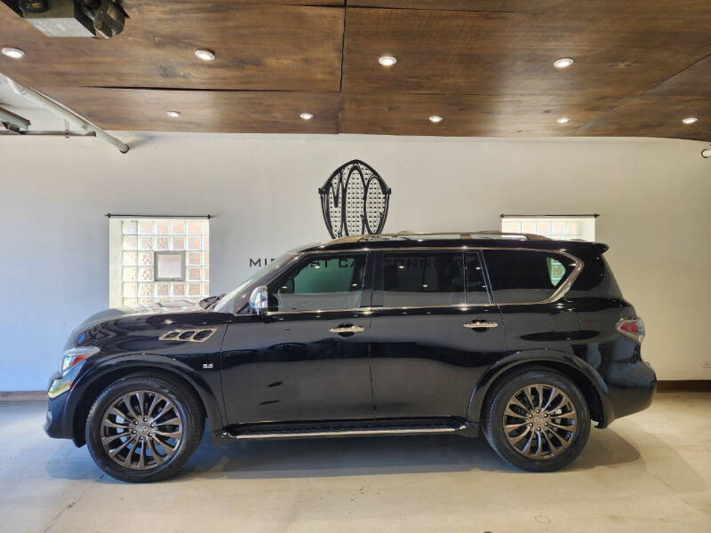 2015 Infiniti QX80 for sale at Midwest Car Connect in Villa Park IL