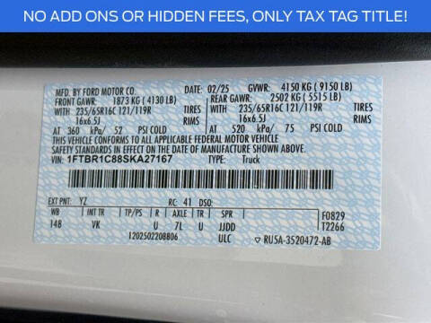 2025 Ford Transit 250