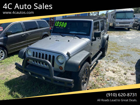 2013 Jeep Wrangler Unlimited for sale at 4C Auto Sales in Wilmington NC