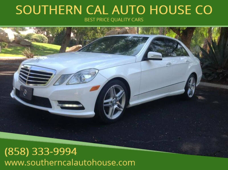 2013 Mercedes-Benz E-Class for sale at SOUTHERN CAL AUTO HOUSE in San Diego CA