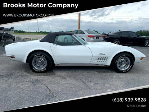 1972 Chevrolet Corvette for sale at Brooks Motor Company in Columbia IL
