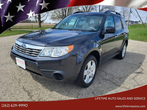 2010 Subaru Forester for sale at Lifetime Auto Sales and Service in West Bend WI