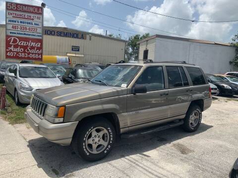 1998 Jeep Grand Cherokee for sale at DAVINA AUTO SALES in Longwood FL