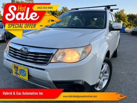 2009 Subaru Forester for sale at Hybrid & Gas Automotive Inc in Aberdeen MD