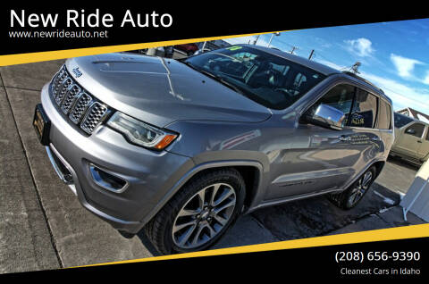 2018 Jeep Grand Cherokee for sale at New Ride Auto in Rexburg ID