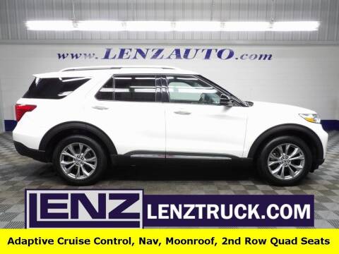 2021 Ford Explorer for sale at LENZ TRUCK CENTER in Fond Du Lac WI