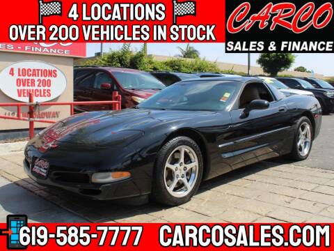 2000 Chevrolet Corvette for sale at CARCO OF POWAY in Poway CA