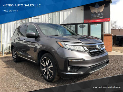 2021 Honda Pilot for sale at METRO AUTO SALES LLC in Lino Lakes MN