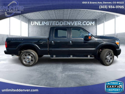 2015 Ford F-350 Super Duty for sale at Unlimited Auto Sales in Denver CO