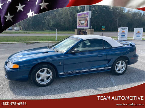 1998 Ford Mustang for sale at TEAM AUTOMOTIVE in Valrico FL