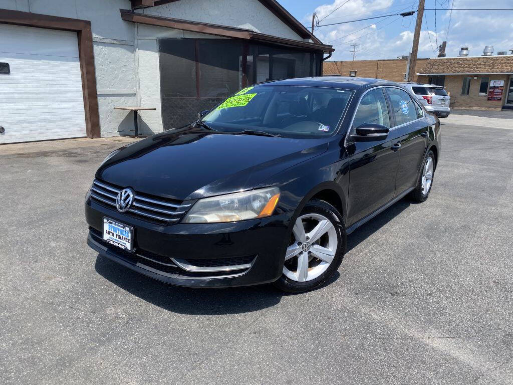 Black 2013 Volkswagen Passat SE PZEV 1