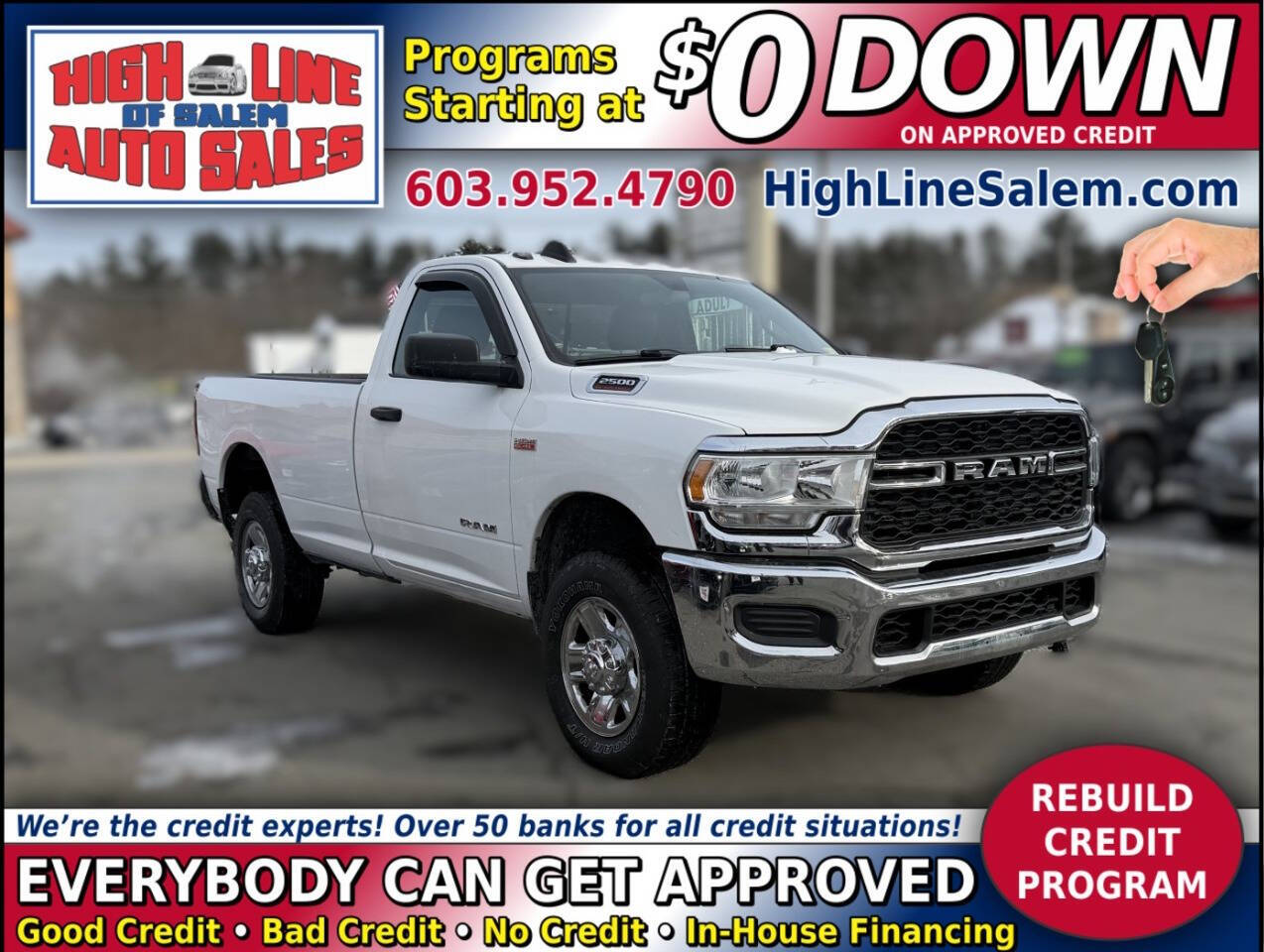 2022 RAM 2500 Tradesman 4x4 2dr Regular Cab 8 ft. LB Pickup