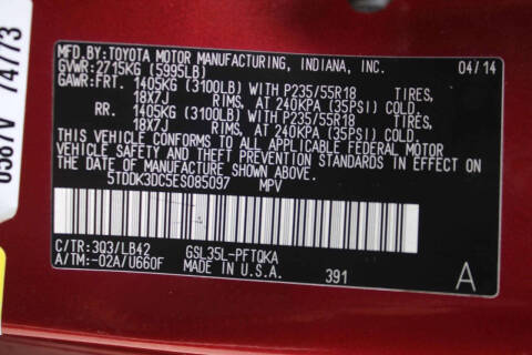 2014 Toyota Sienna XLE 7-Passenger