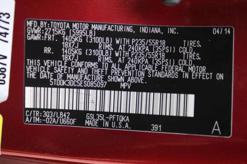 2014 Toyota Sienna XLE 7-Passenger