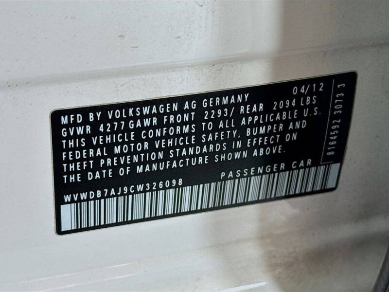 2012 Volkswagen Golf