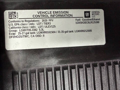 2020 Chevrolet Tahoe Police