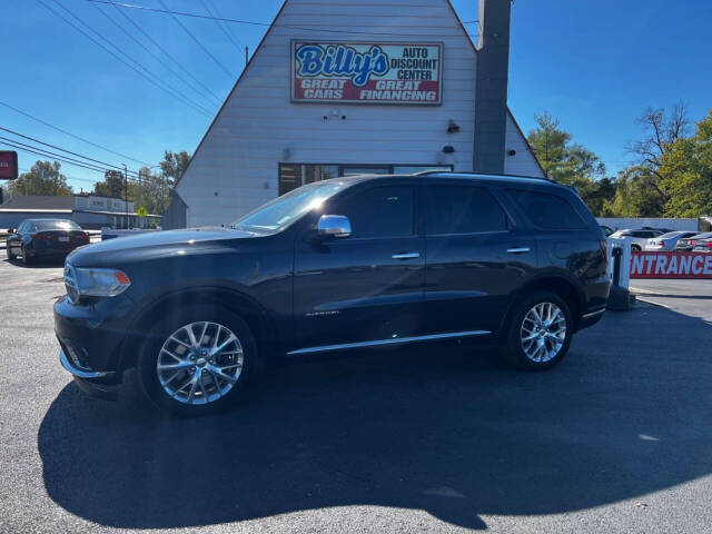 2014 Dodge Durango for sale at Billy's Auto Discount Center in Evansville, IN