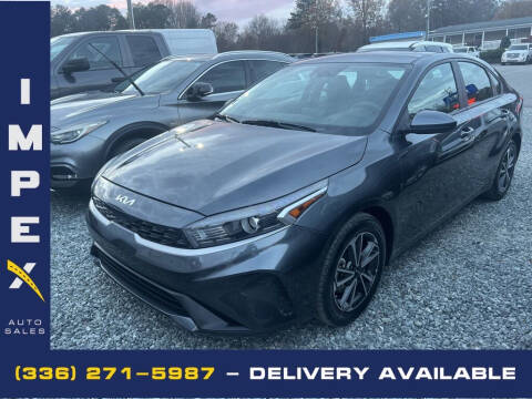 2022 Kia Forte for sale at Impex Auto Sales in Greensboro NC