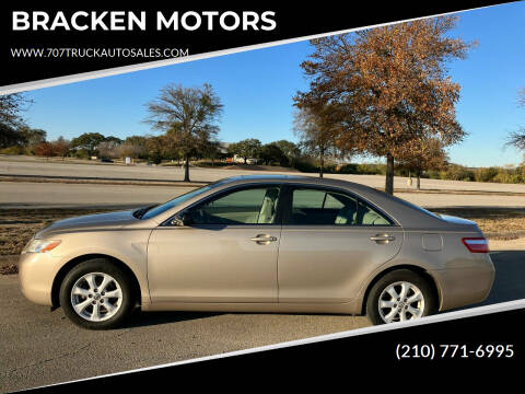 2009 Toyota Camry for sale at BRACKEN MOTORS in San Antonio TX