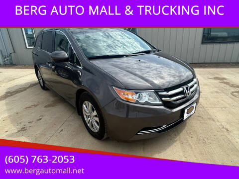 2014 Honda Odyssey for sale at BERG AUTO MALL & TRUCKING INC in Beresford SD