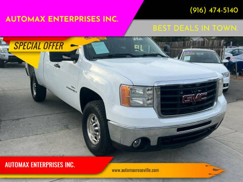 2008 GMC Sierra 2500HD for sale at AUTOMAX ENTERPRISES INC. in Roseville CA