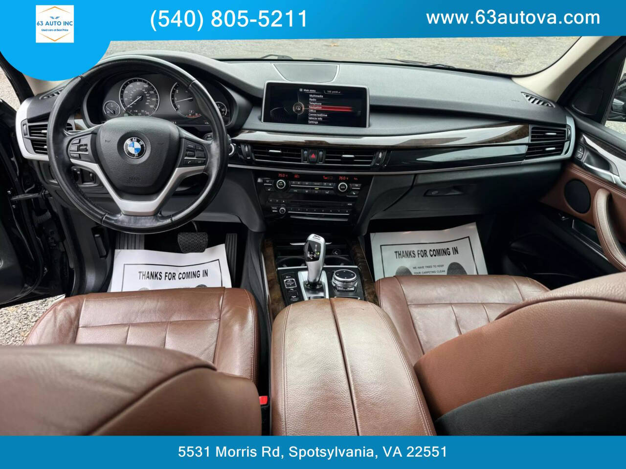 2014 BMW X5 for sale at 63 Auto Inc in Spotsylvania, VA