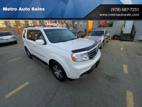 2012 Honda Pilot for sale at Metro Auto Sales in Lawrence MA