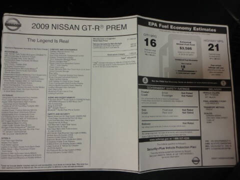 2009 Nissan GT-R Premium