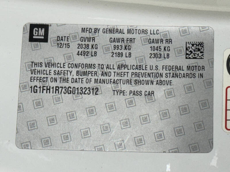 2016 Chevrolet Camaro SS