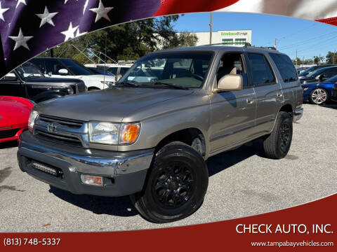 2001 Toyota 4Runner for sale at CHECK AUTO, INC. in Tampa FL