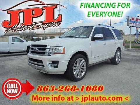 2016 Ford Expedition for sale at JPL AUTO EMPIRE INC. in Lake Alfred FL