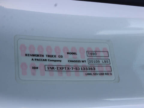 2025 Kenworth T880