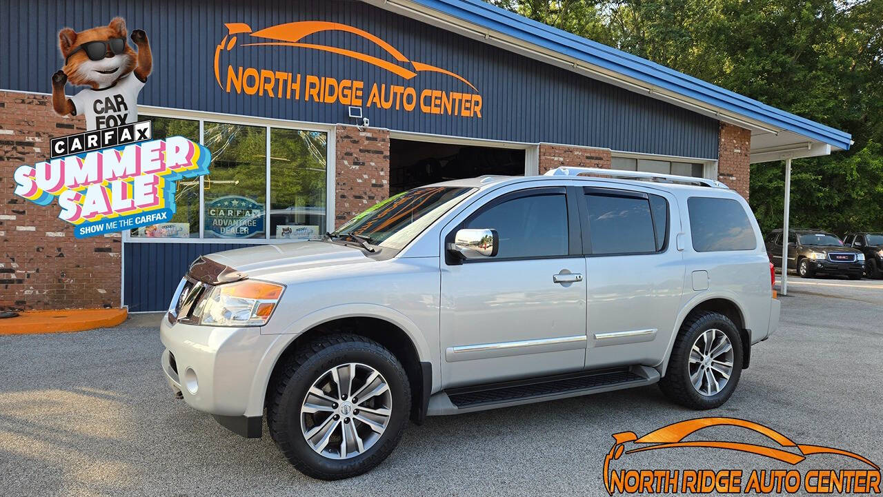 2015 Nissan Armada for sale at North Ridge Auto Center LLC in Madison, OH