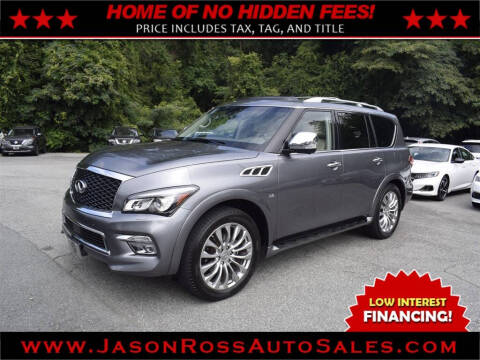 2017 Infiniti QX80 for sale at Jason Ross Auto Sales in Burlington NC