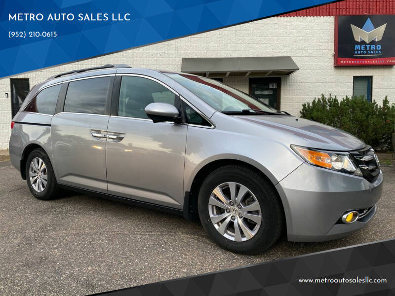 2016 Honda Odyssey for sale at METRO AUTO SALES LLC in Lino Lakes MN