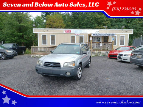 2003 Subaru Forester for sale at Seven and Below Auto Sales, LLC in Rockville MD