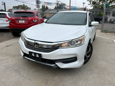 2017 Honda Accord for sale at Vtek Motorsports in El Cajon CA
