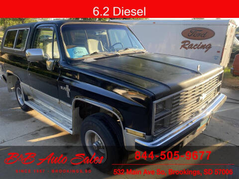 1983 Chevrolet Blazer for sale at B & B Auto Sales in Brookings SD