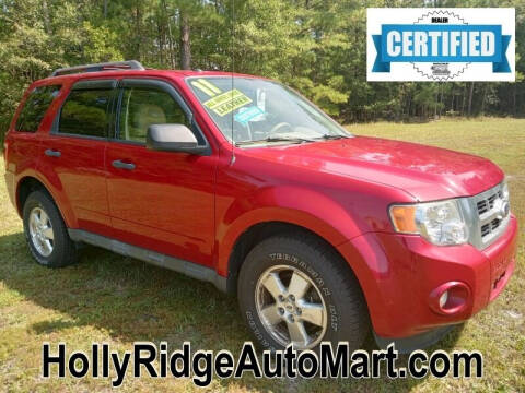 2011 Ford Escape for sale at Holly Ridge Auto Mart in Holly Ridge NC