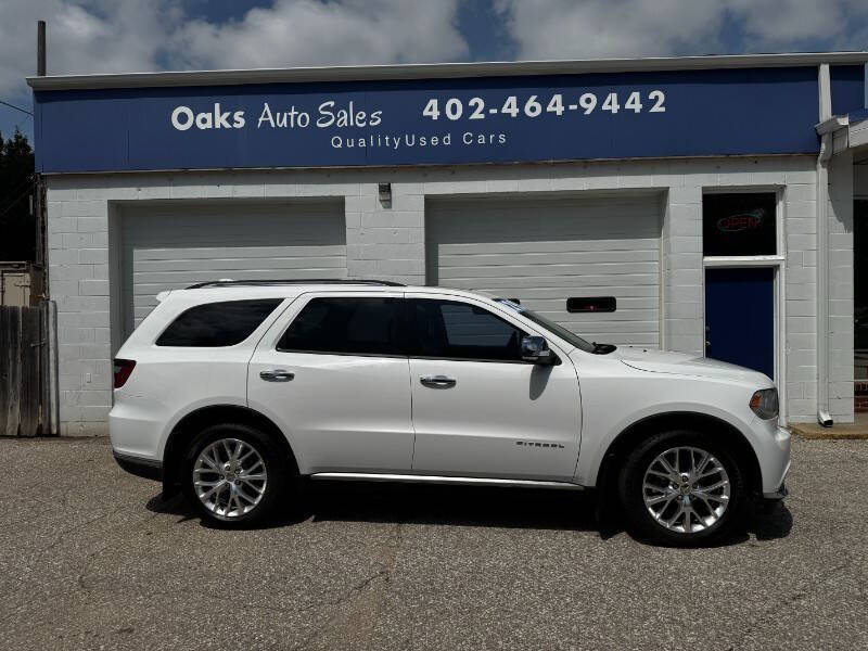White 2015 Dodge Durango Citadel AWD Citadel 4dr SUV 1
