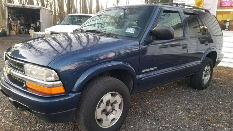 2002 Chevrolet Blazer for sale at Ray's Auto Sales in Pittsgrove NJ