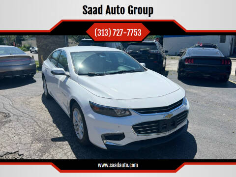 2016 Chevrolet Malibu for sale at Saad Auto Group in Dearborn Heights MI