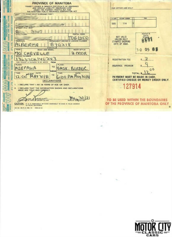 1970 Chevrolet Chevelle