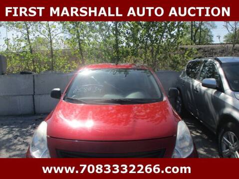 2014 Nissan Versa for sale at First Marshall Auto Auction in Harvey IL