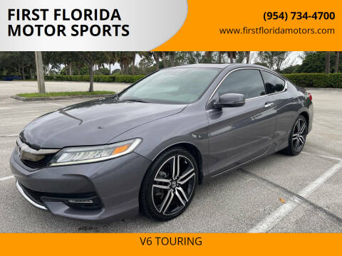 2016 Honda Accord for sale at FIRST FLORIDA MOTOR SPORTS in Pompano Beach FL